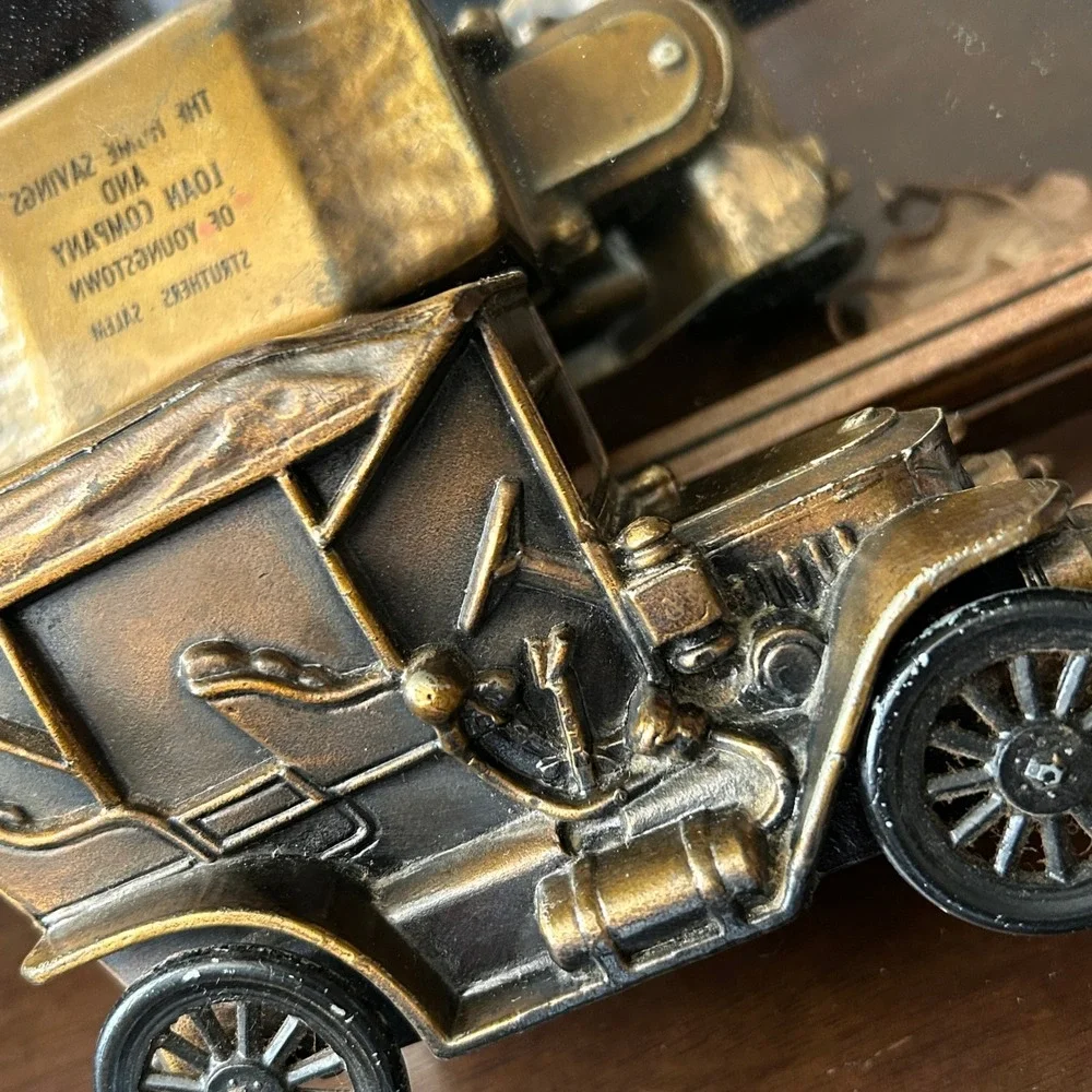 Vintage Home Savings and Loan Model T Coin Bank Youngstown OH